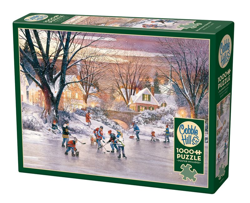 Cobble Hill 1000 Piece Puzzle - Hometown Hockey