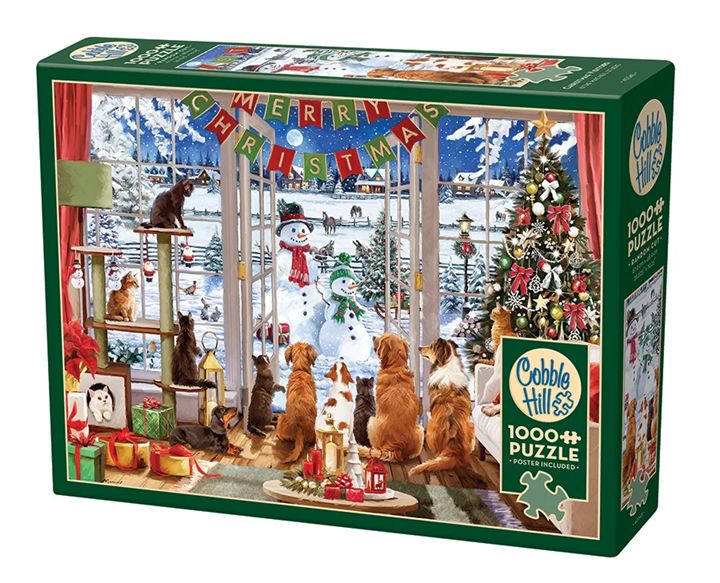 Cobble Hill 1000 Piece Puzzle - Christmas Visitors