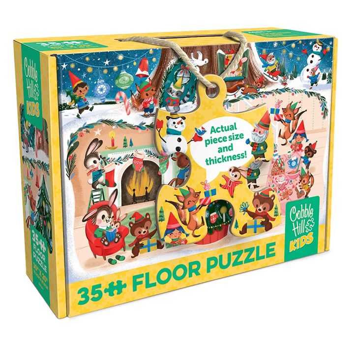 Cobble Hill 35 Piece Floor Puzzle - Christmas Cheer