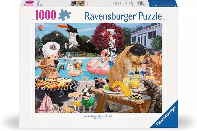Ravensburger 1000 Piece Puzzle - Dog Days of Summer