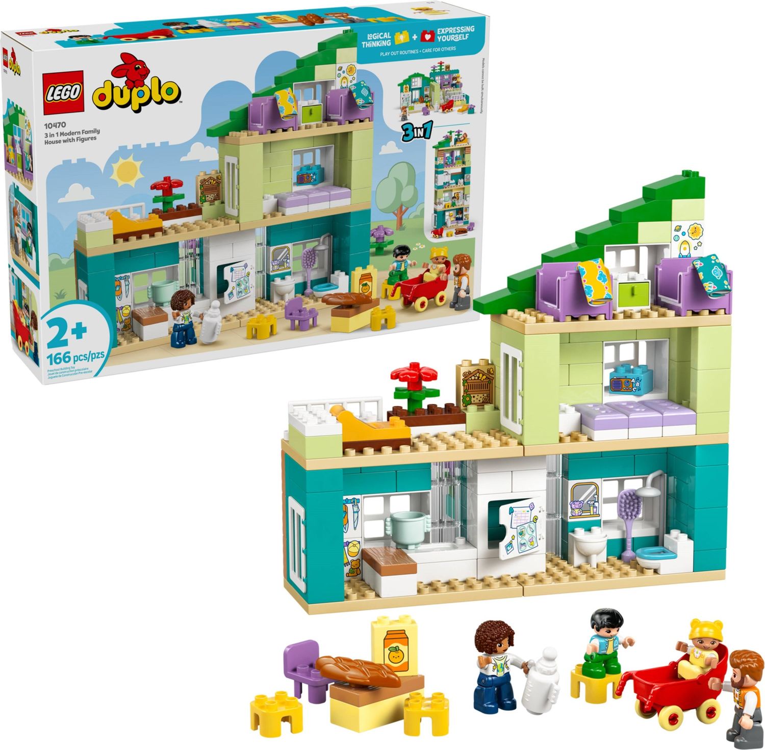 Lego Duplo 10470 - 3 in 1 Modern Family House with Figures