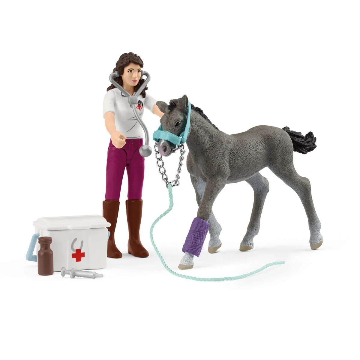 Schleich - Horse Care with Trakehner Foal