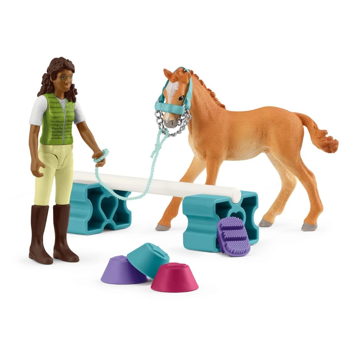 Schleich - Horse Training with Tennessee Walker Foal
