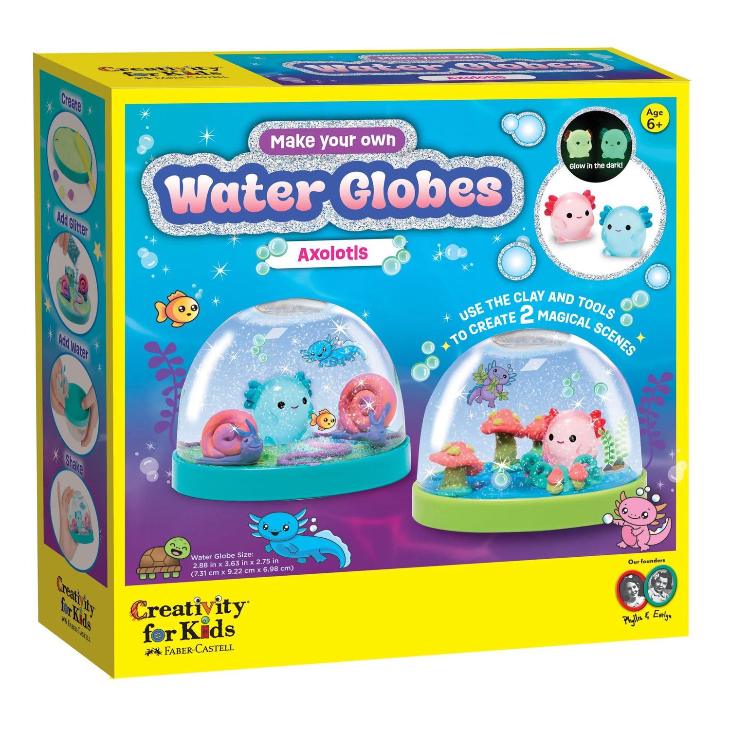 Creativity for Kids - Axolotls Water Globes