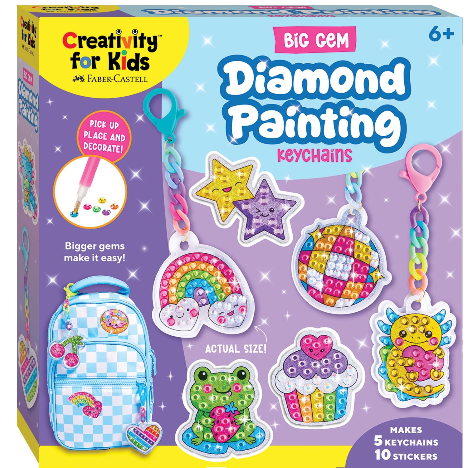 Creativity for Kids - Big Gem Diamond Painting Keychains
