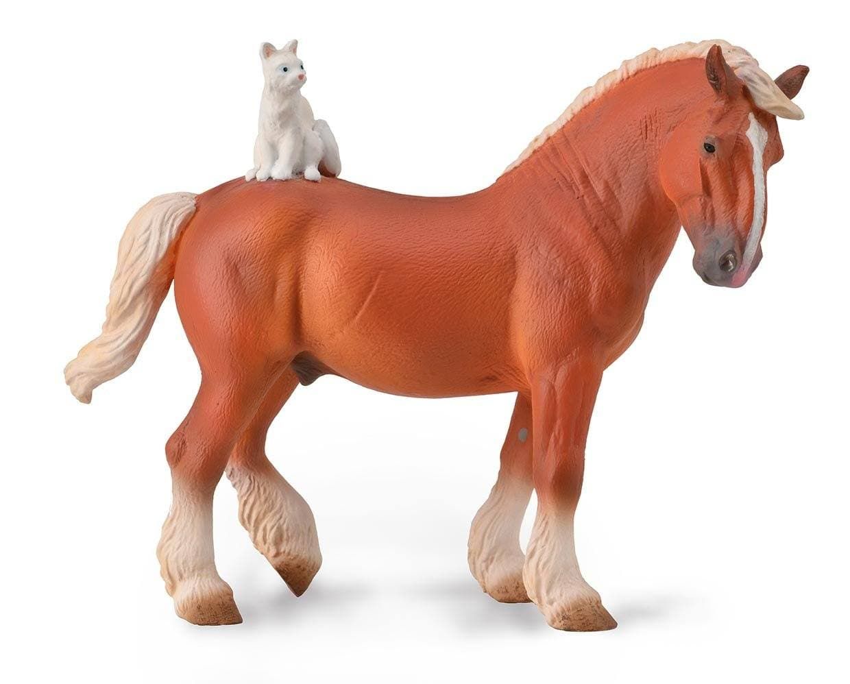 CollectA - Draft Horse with Cat