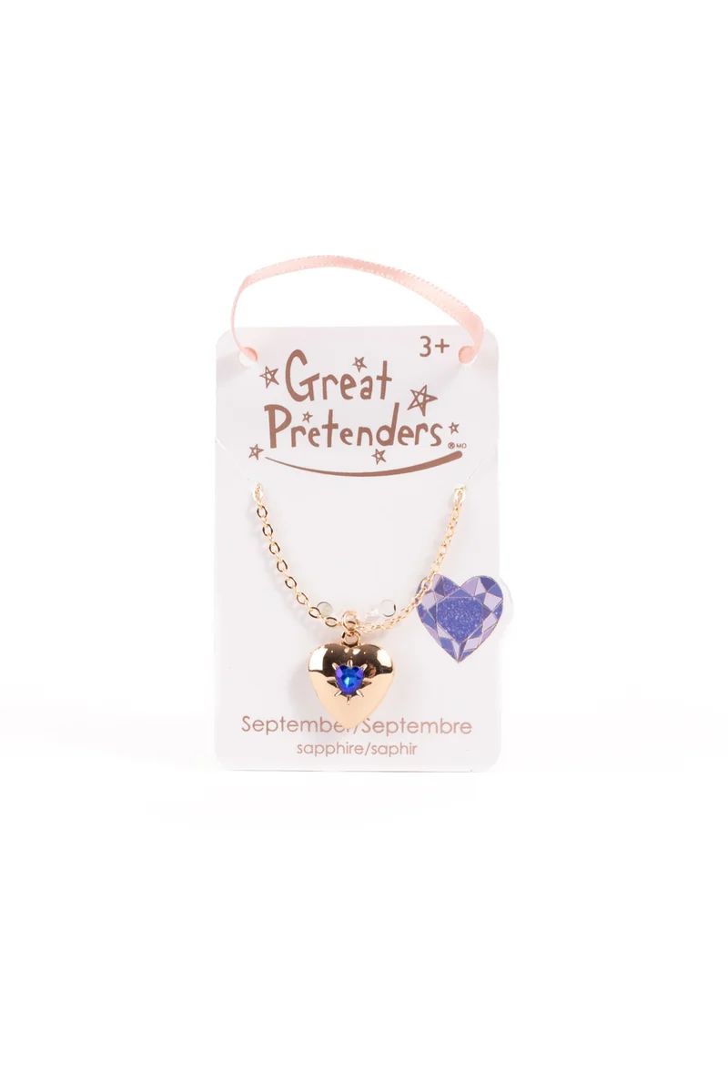Great Pretenders - September Birthstone Heart Locket