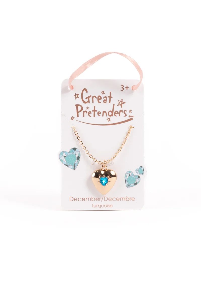Great Pretenders - December Birthstone Heart Locket