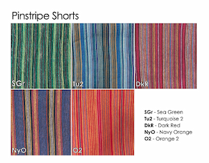 Pinstripe Drawstring Shorts