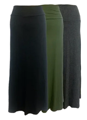 Plain Maxi Skirts