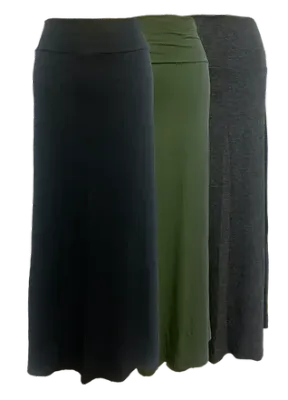 Plain Maxi Skirts