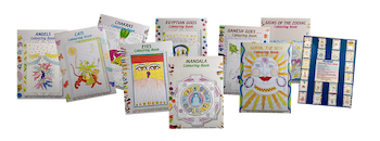 Spiritual Tibetan Colouring Books