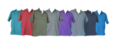Plain Short Sleeve Kurta Shirt