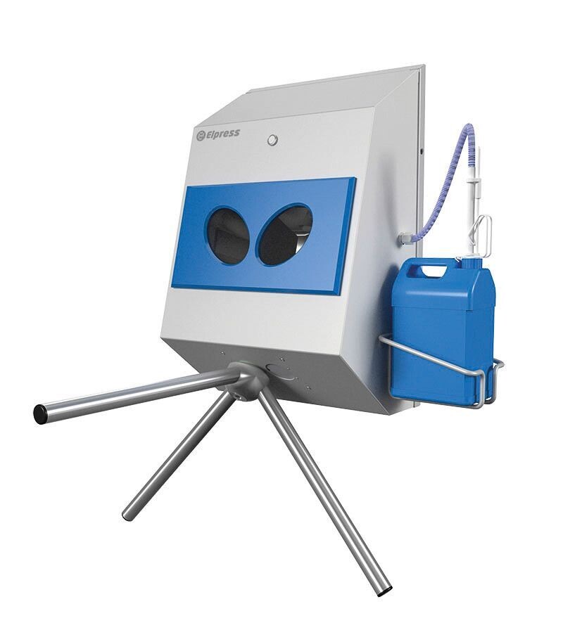 MODULE DE DÉSINFECTION DES MAINS AVEC TOURNIQUET