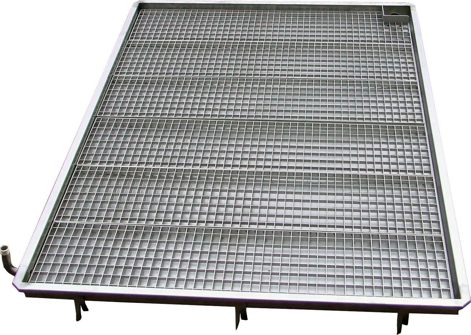 PÉDILUVE INOX POUR CHARIOTS