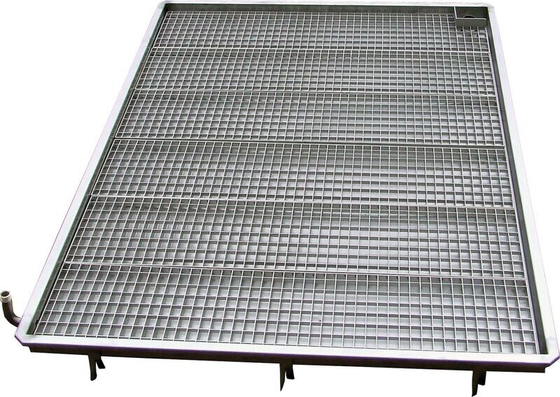 PÉDILUVE INOX POUR CHARIOTS