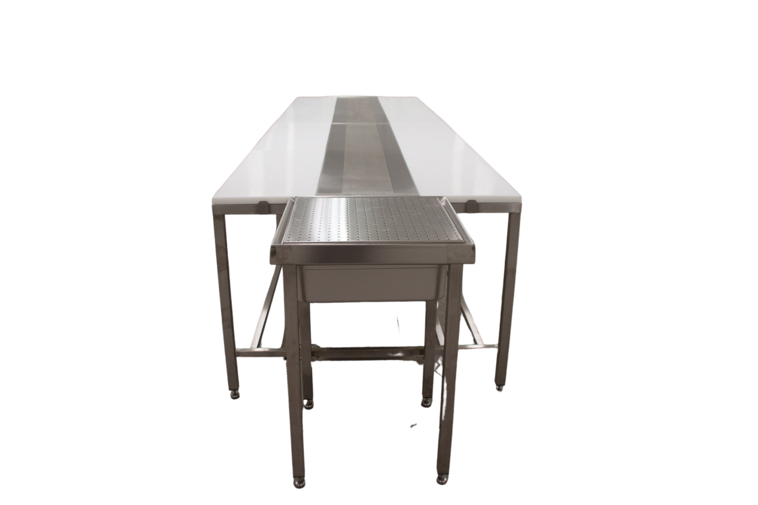 TABLE DE MILIEU INOX/SCH500