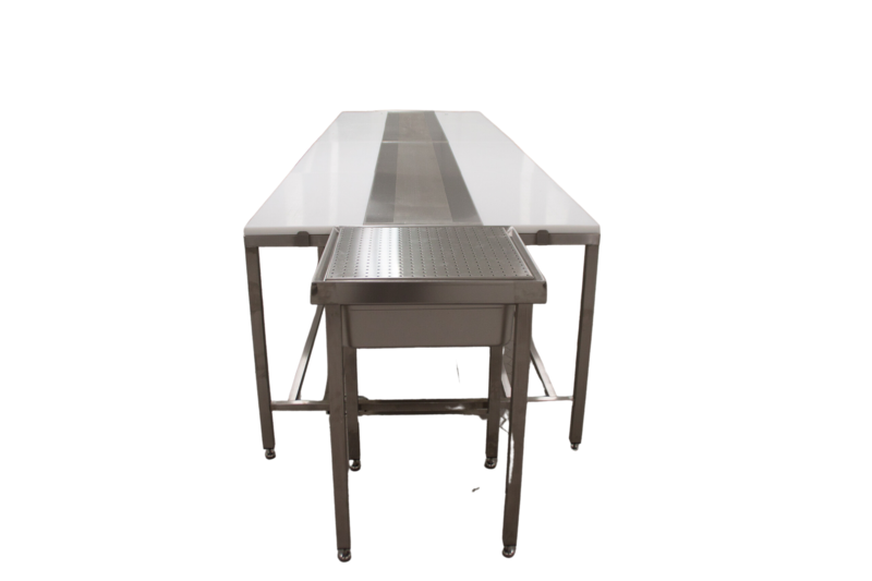 TABLE DE MILIEU INOX/SCH500