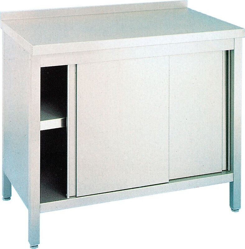 TABLE-ARMOIRE AVEC PORTES COULISSANTES