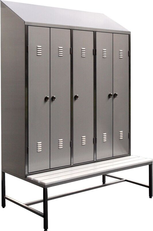 ARMOIRE VESTIAIRES AVEC BANC INCORPORE