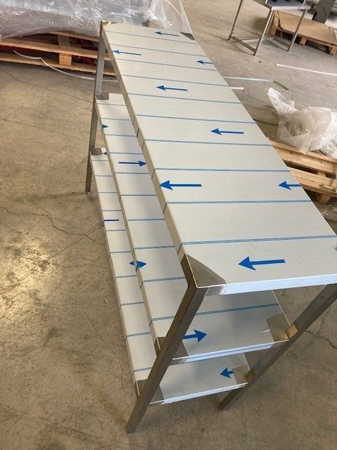 ETAGERE 3 NIVEAUX FIXES 1500 X 430 X 1000mm