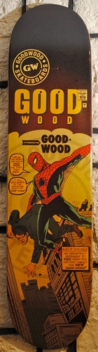 Good Wood Skateboards Spiderman model