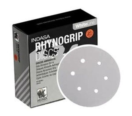 Disco Rhynogrip White Line Ø150mm 6F P240 Disco Rhynogrip White Line Ø150mm 6F P240