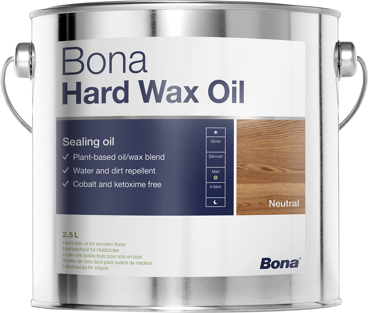 BONA HARD WAX OIL (Emb. 2.5lt)