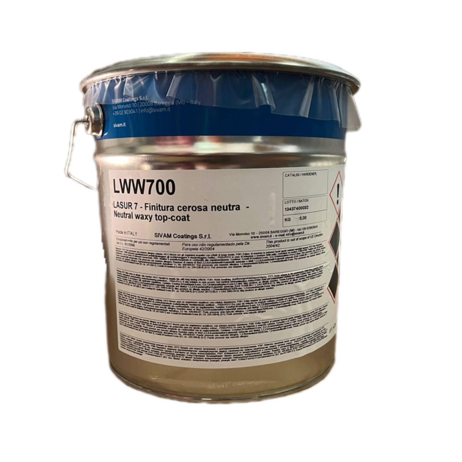 LWW700 - LASUR 7 FINITURA CEROSA (Emb. 5lLT) LWW700 - LASUR 7 FINITURA CEROSA (Emb. 5lLT)