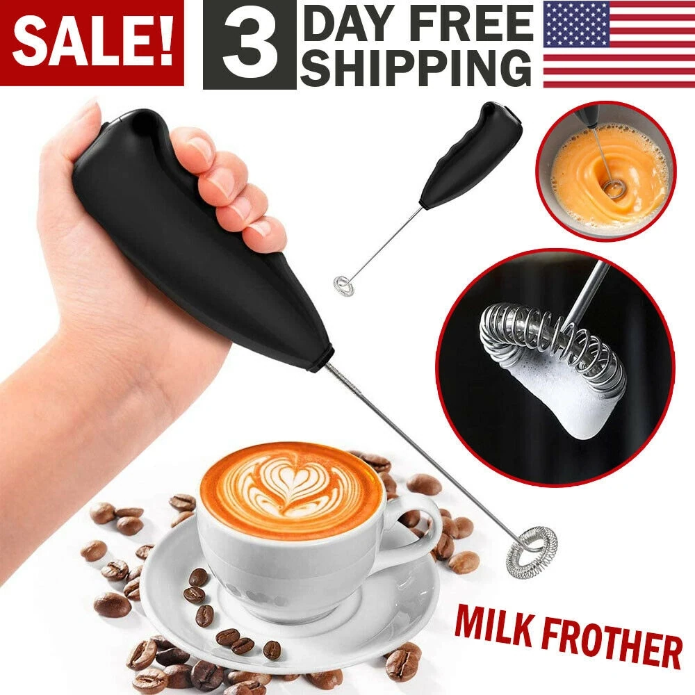 Batedor de leite elétrico para bebidas batedeira batedeira batedeira para café batedor de ovos cozinha