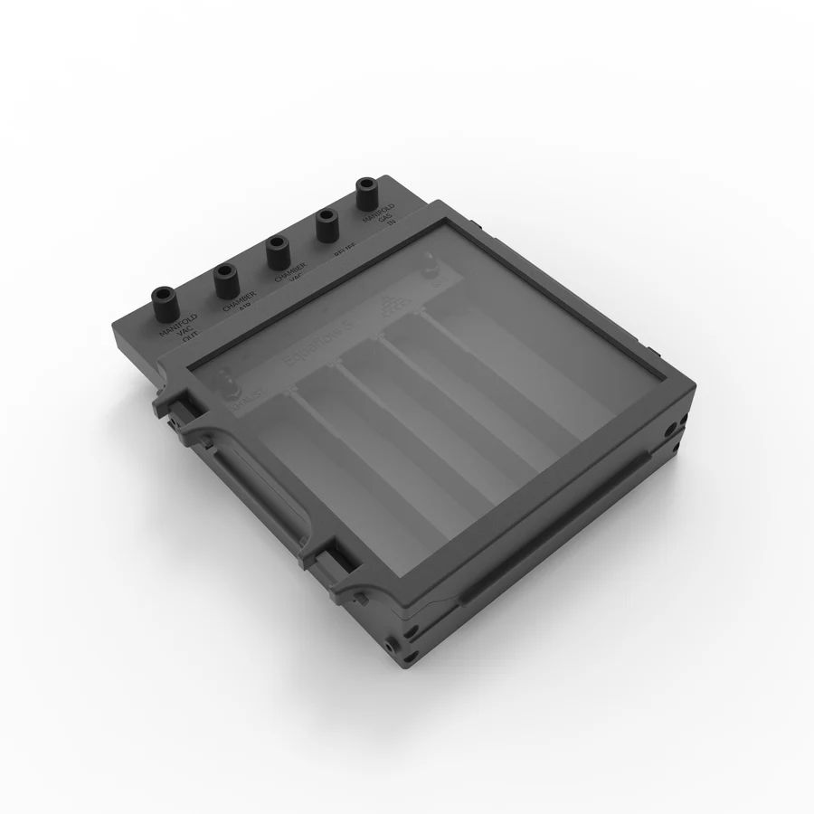 Optical Imaging isolation chamber with Equaflow 5 mouse manifold