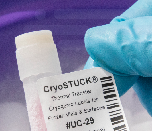 CryoSTUCK® Étiquettes et rubans pour surfaces gelées