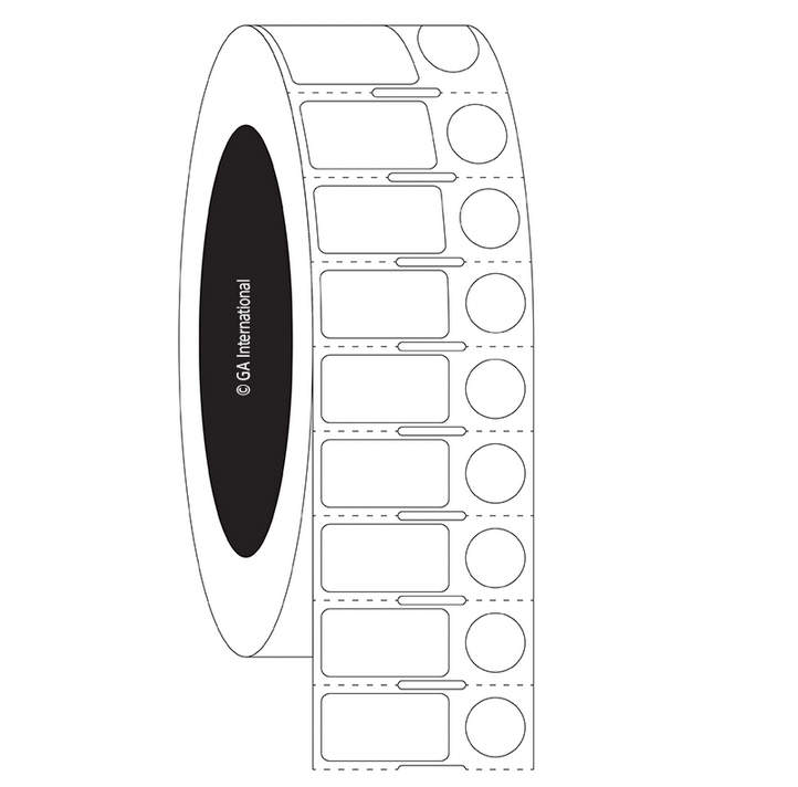Thermal-Transfer Cryogenic Labels for Frozen Vials &amp; Surfaces – 0.94″ x 0.5″ + 0.437″ #UC-52