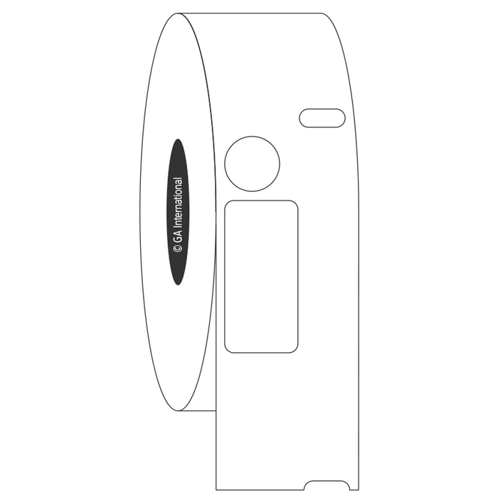 DYMO Compatible Cryogenic Labels for Frozen Surfaces – 0.5″ x 1.04″ + 0.375″ (Patented) #EDCS-072WH
