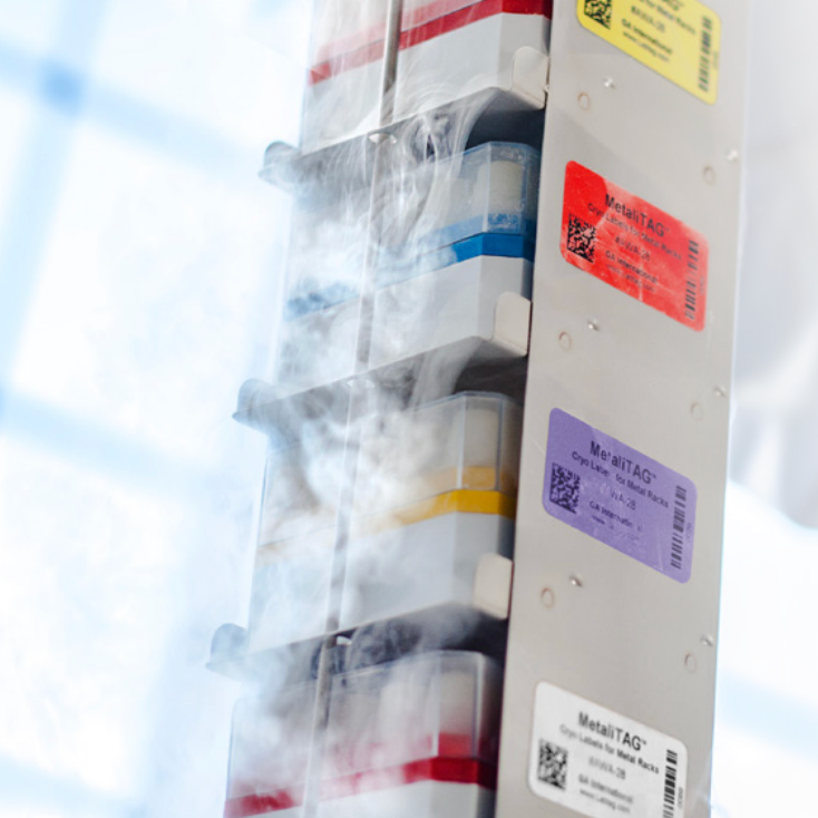 Identification Solutions for Cryogenic Metal Racks