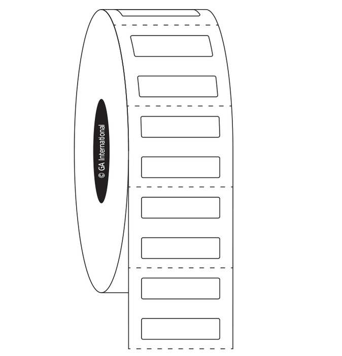 Extended Exposure Xylene &amp; Chemical-Resistant Labels – 0.75″ x 0.2″ #FTT-213