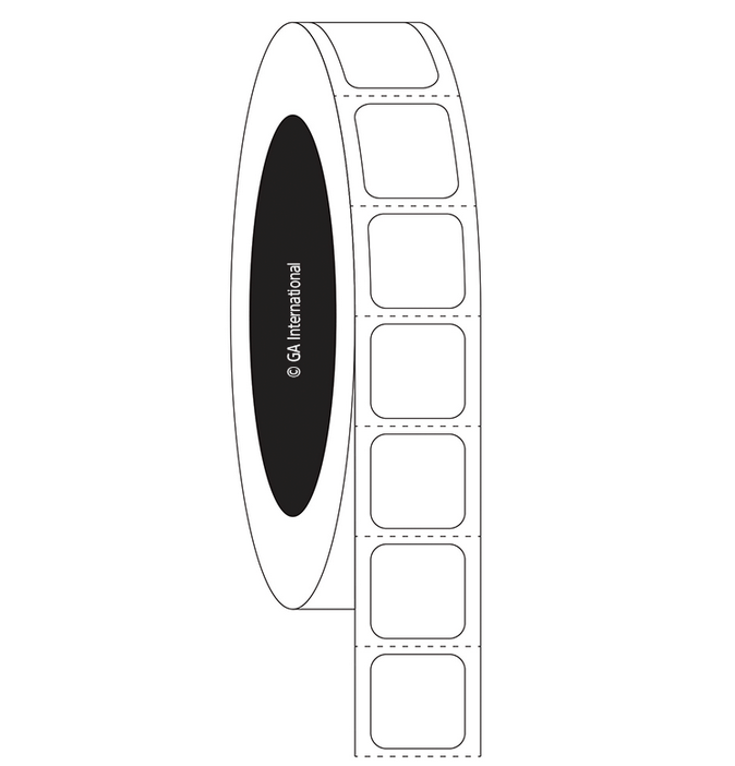 Extended Exposure Xylene &amp; Chemical-Resistant Labels – 0.75″ x 0.75″ #FTT-69
