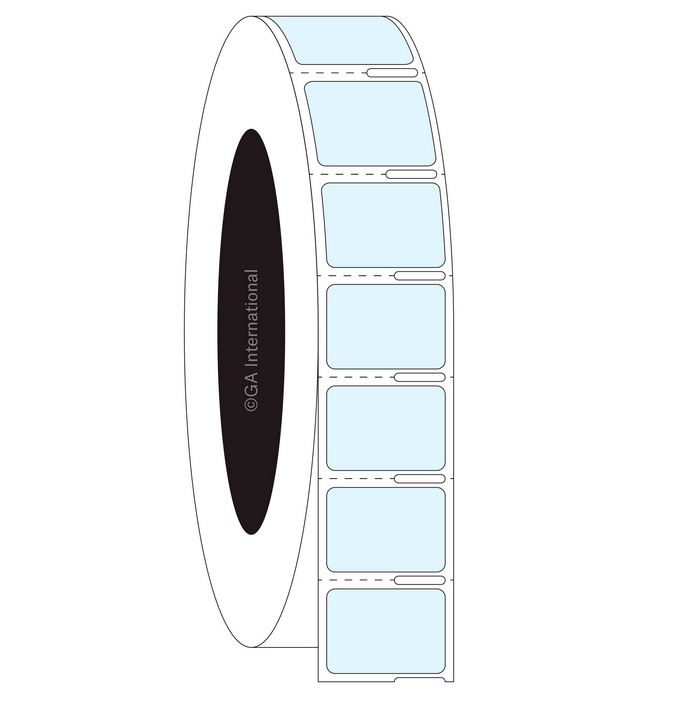 Transparent Xylene &amp; Chemical-Resistant Labels for Microscope Slides – 0.875″ x 0.625″ #XLY-233NOT