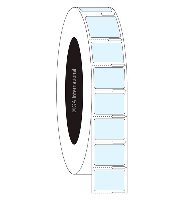 Transparent Xylene &amp; Chemical-Resistant Labels for Microscope Slides – 0.866″ x 0.59″ #XLY-117NOT