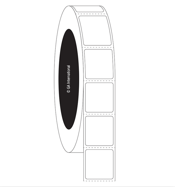 Extended Exposure Xylene &amp; Chemical-Resistant Labels – 0.9375″ x 0.9375″ #FTT-67