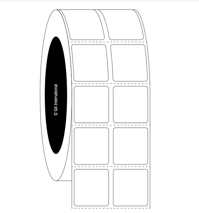Extended Exposure Xylene &amp; Chemical-Resistant Labels – 0.9375″ x 0.9375″ #FTT-121