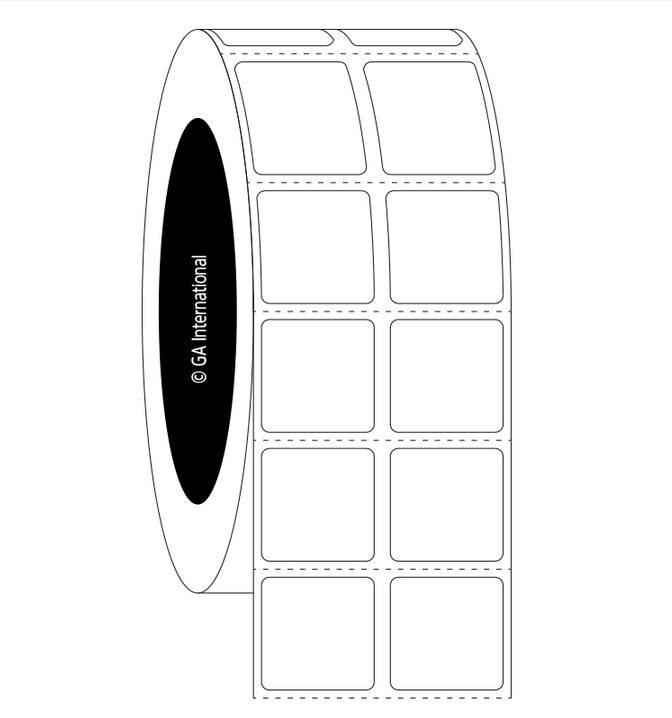 Extended Exposure Xylene &amp; Chemical-Resistant Labels – 0.875″ x 0.875″ #FTT-247