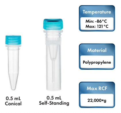 ClearSeal Screw Cap MicroTubes