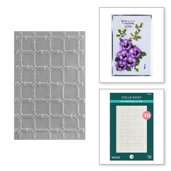 Bamboo Trellis Embossing Folder