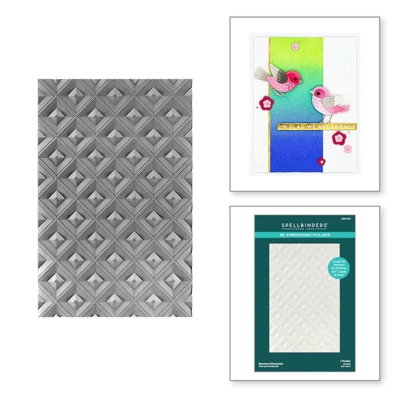 Beveled Diamonds Embossing Folder