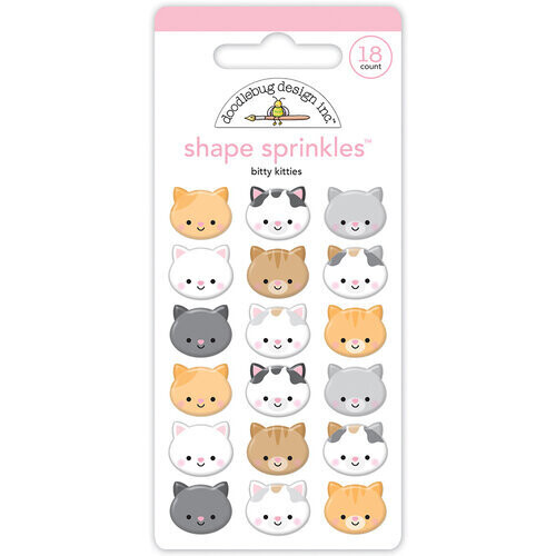 Bitty Kitties Shape Sprinkles