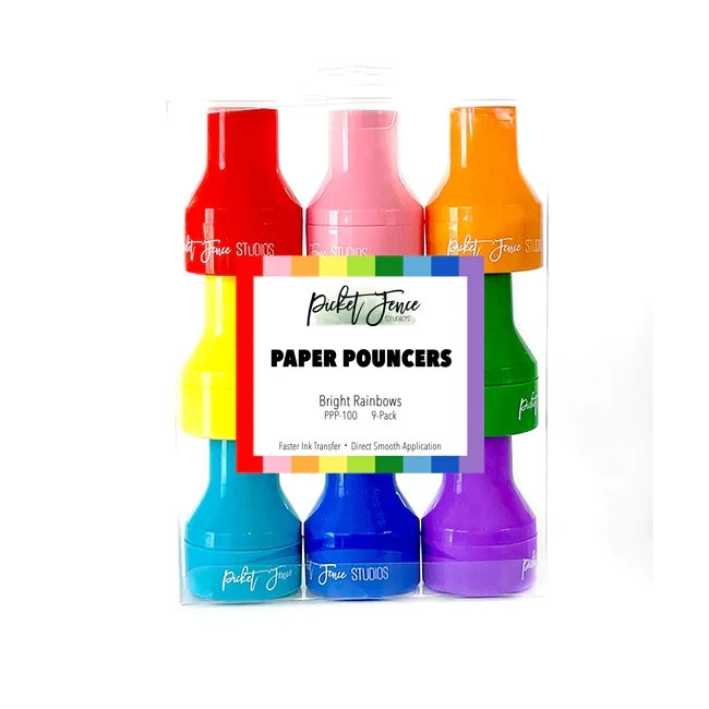 Bright Rainbows Paper Pouncers