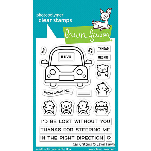LF Car Critters stamp