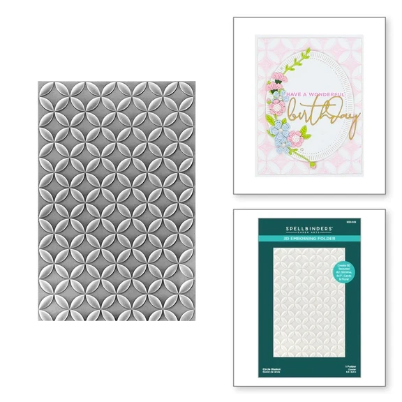 Circle Illusion Embossing folder