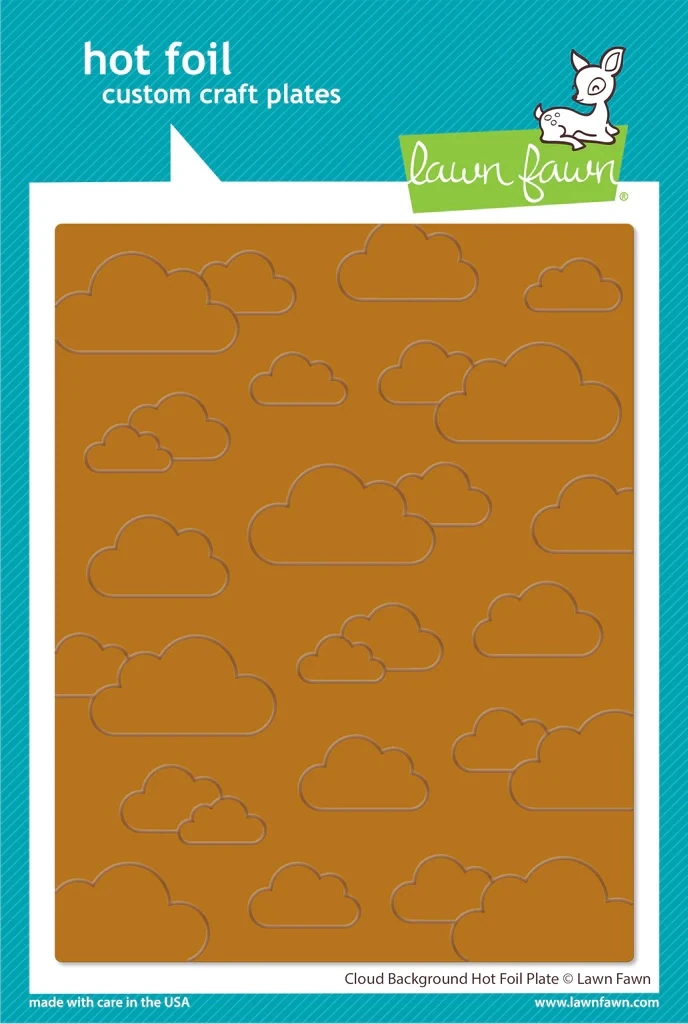 LF Cloud Background Hot Foil Plate